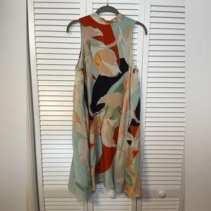 Maeve silk swing dress EUC size M Anthropologie